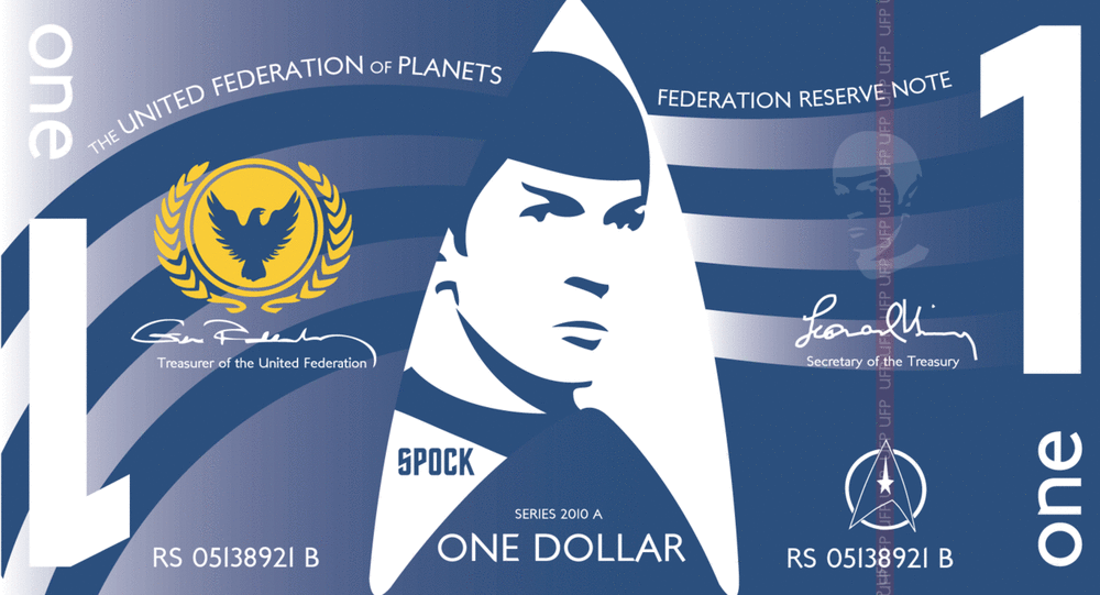 Star Trek one dollar note