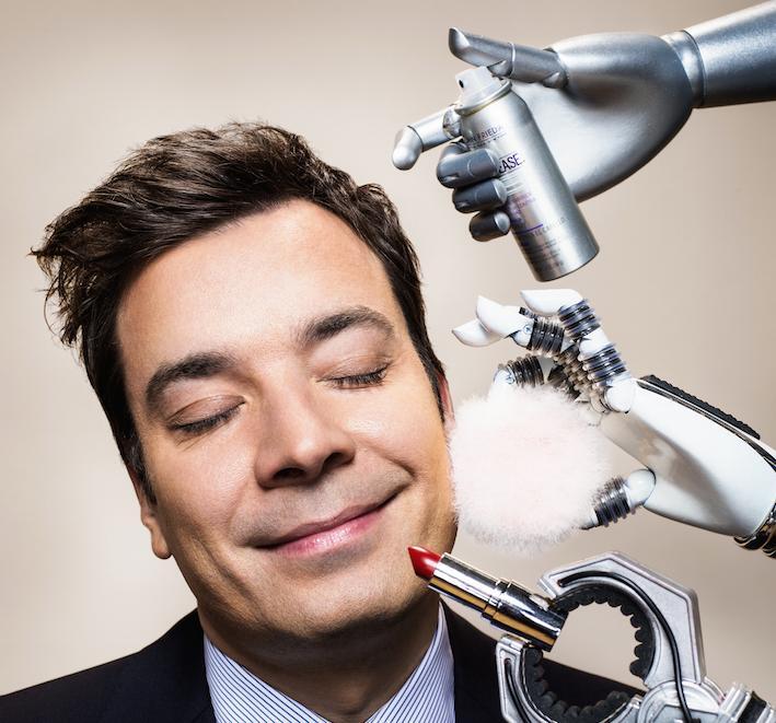 robot makeup artist