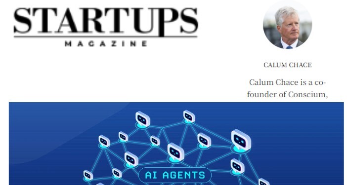 Startups magazine AI agents headline